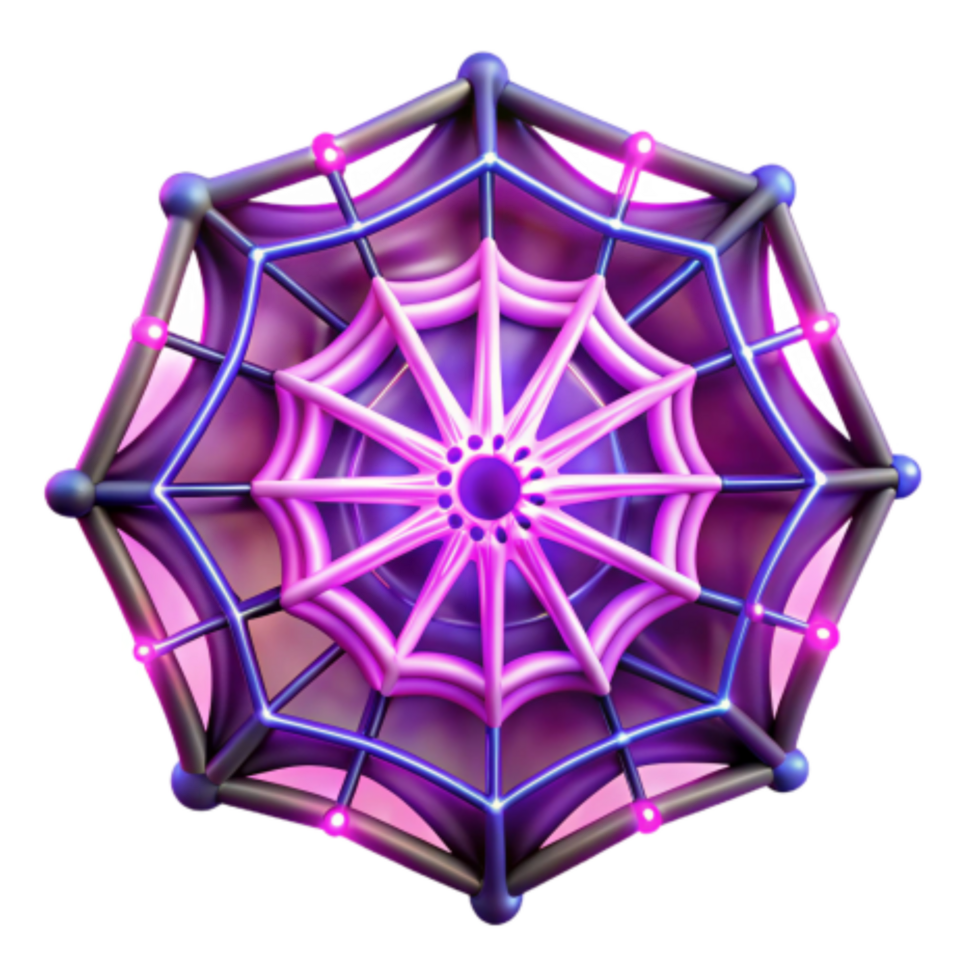 wonderful artistic Abstract Purple and Pink Web Pattern high resolution png