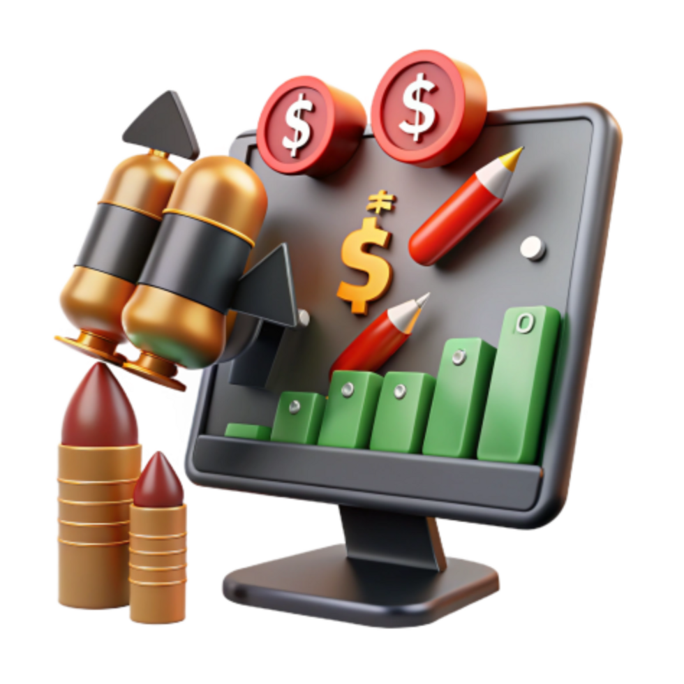 magnificent classic Financial Growth Rocket Launch Trajectory Investment Charts exclusive png