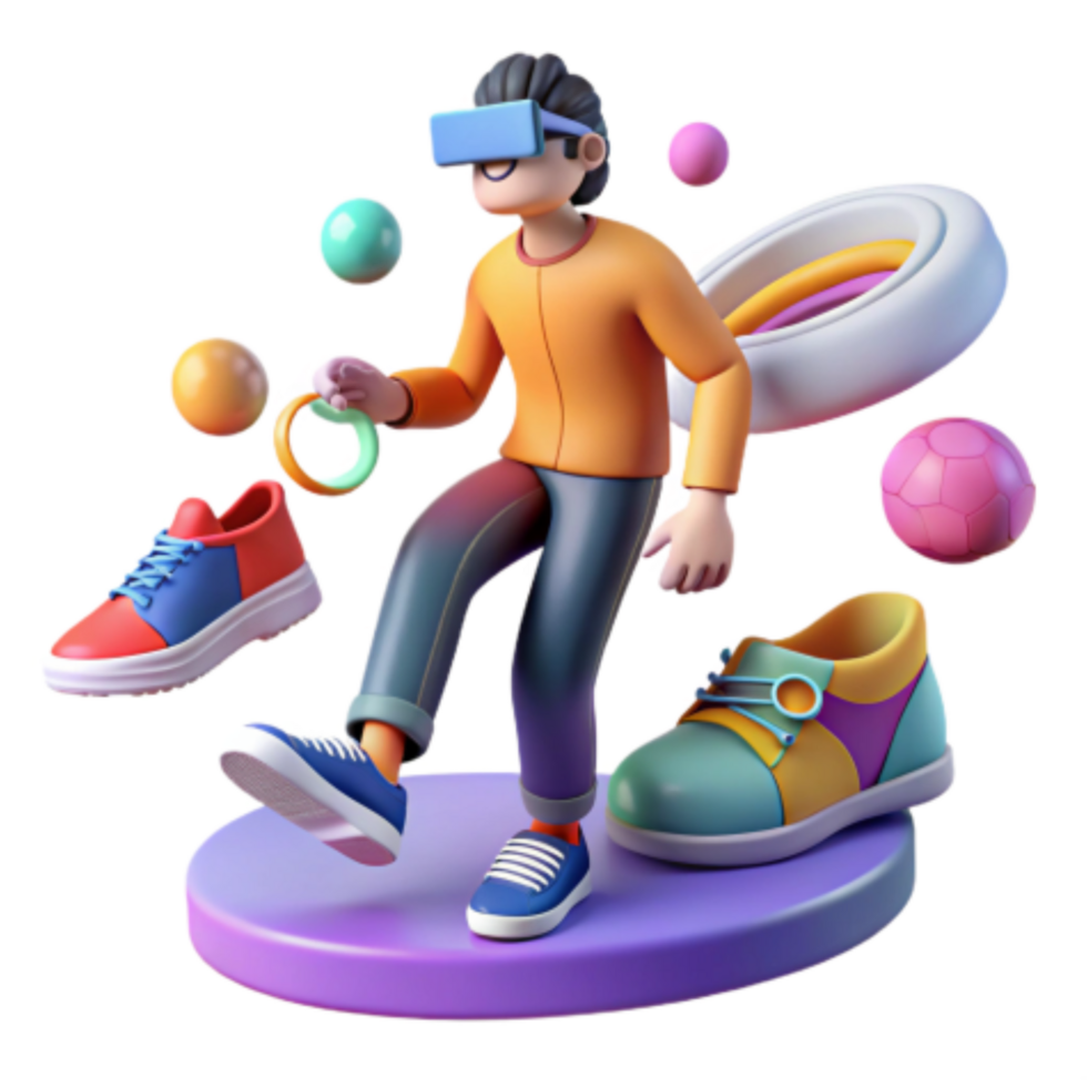 beautiful rustic Immersive VR Gaming Experience 3D Virtual World original png