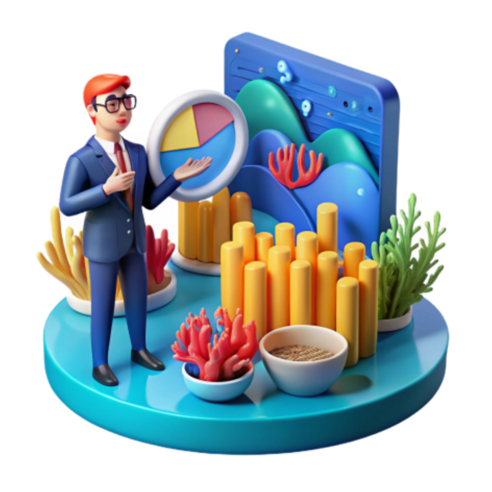serene artistic Data Visualization Charts, Graphs Business Insights genuine png
