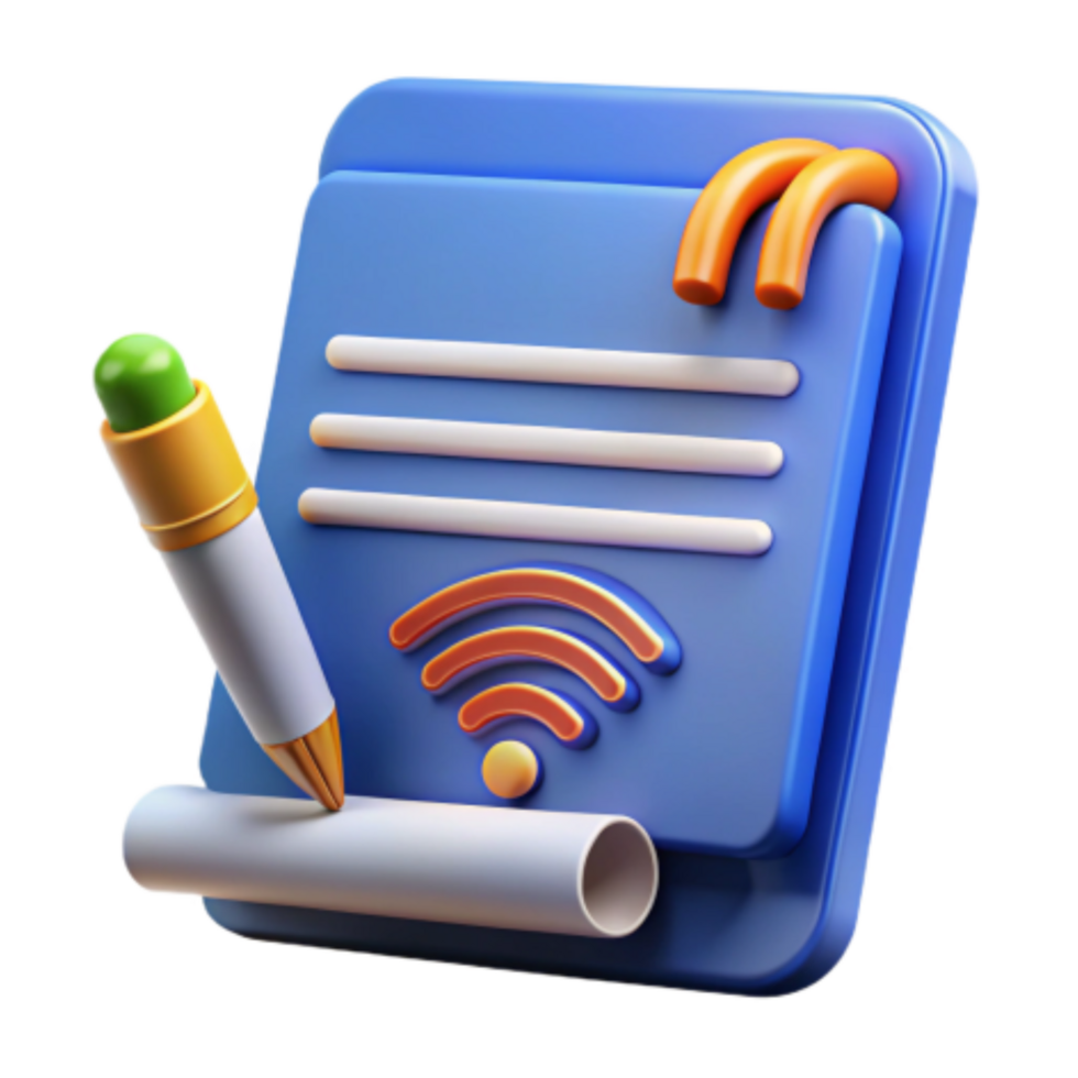 extraordinary minimalist Wireless Digital Note-Taking App genuine png