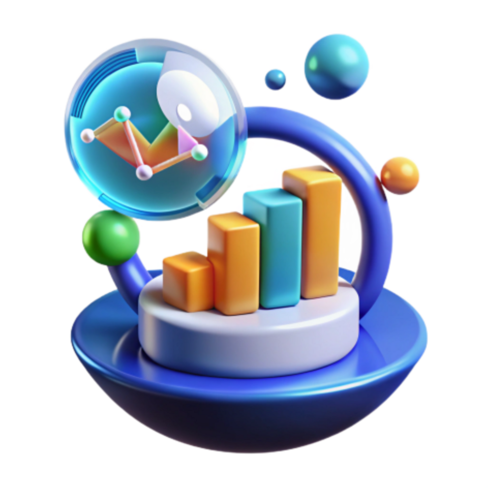 wonderful contemporary Data Visualization Upward Trend, Growth Chart, Progress Metrics high quality png