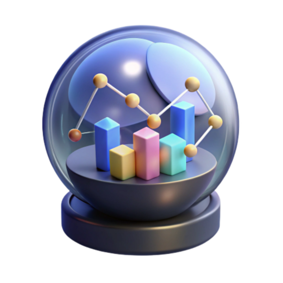 dramatic abstract Visualizing Data Trends A 3D Perspective genuine png