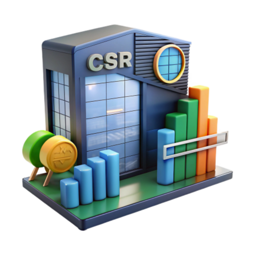 impressive artistic CSR Building Growth, Sustainability, and Financial Performance high resolution png