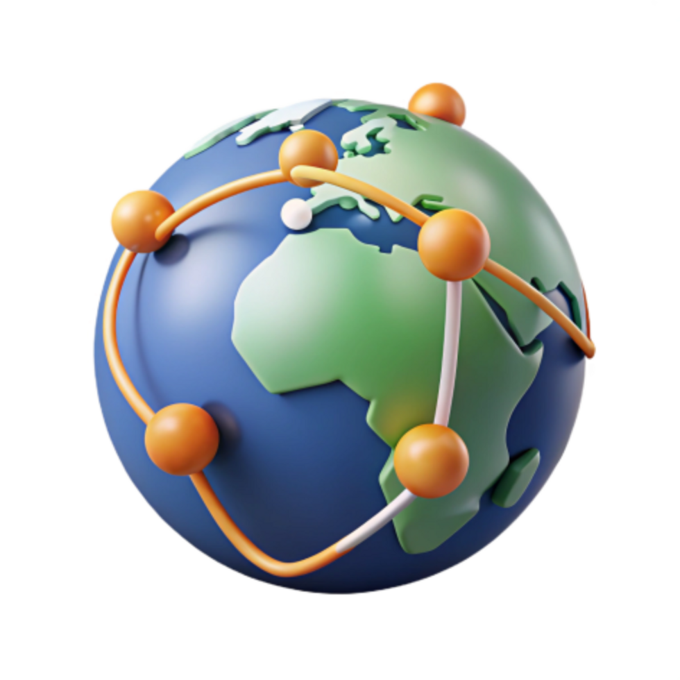 vibrant rustic Global Network Connections Interconnectivity and Communication high resolution png