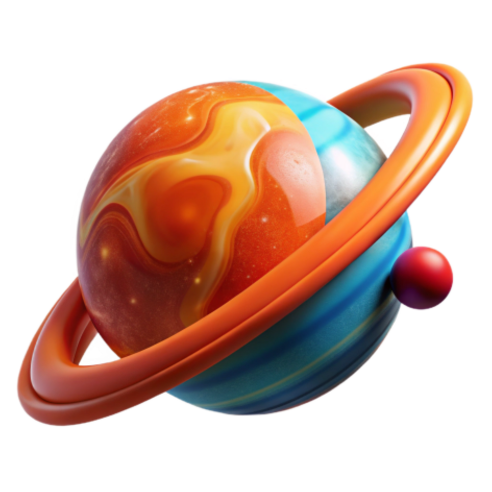 dramatic contemporary Celestial Orb Rings, Swirls, and Cosmic Hues professional png
