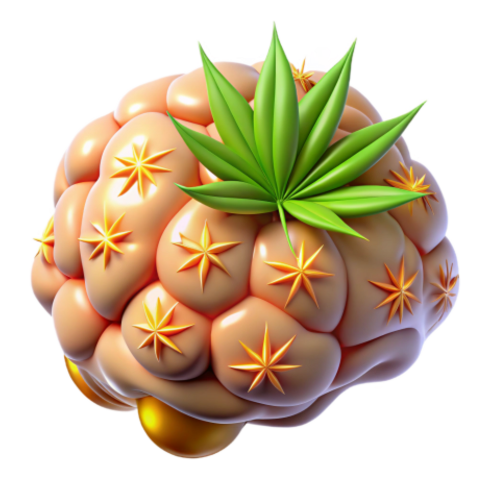 magnificent artistic Cannabis-Infused Raspberry A Delicious Blend detailed png