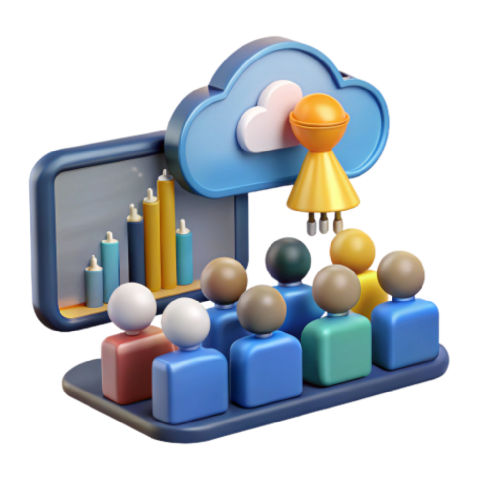 wonderful abstract Cloud-Based Data Analysis for Group Learning authentic png