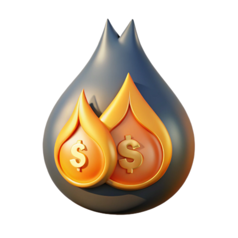 serene modern Oil Prices Financial Markets Fluctuations and Impact high resolution png