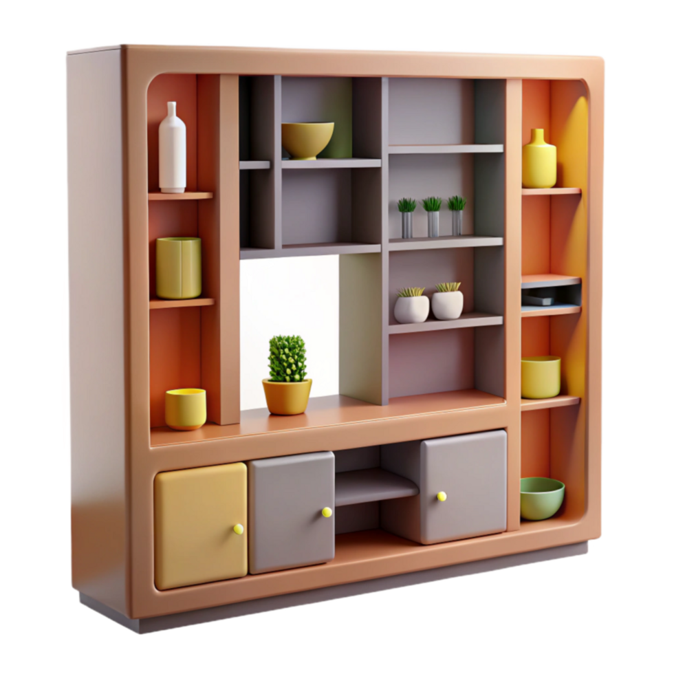 wonderful modern Modern Room Divider Shelving Unit with Storage high resolution png