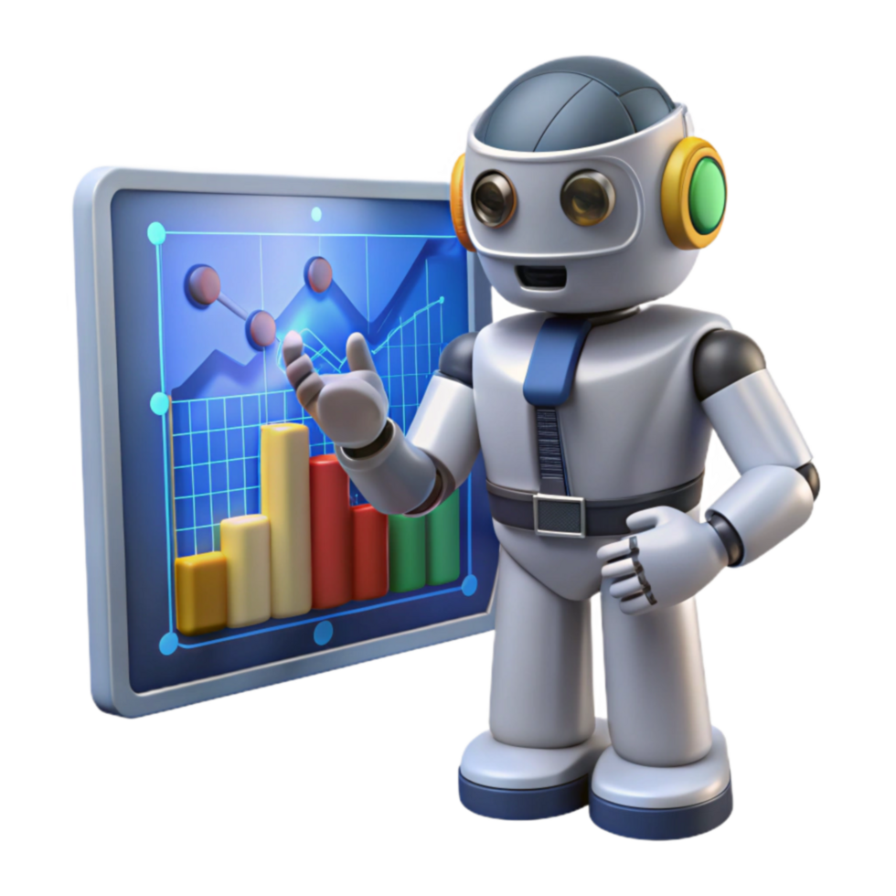 elegant abstract AI-Powered Data Analysis Charts, Graphs Insights authentic png