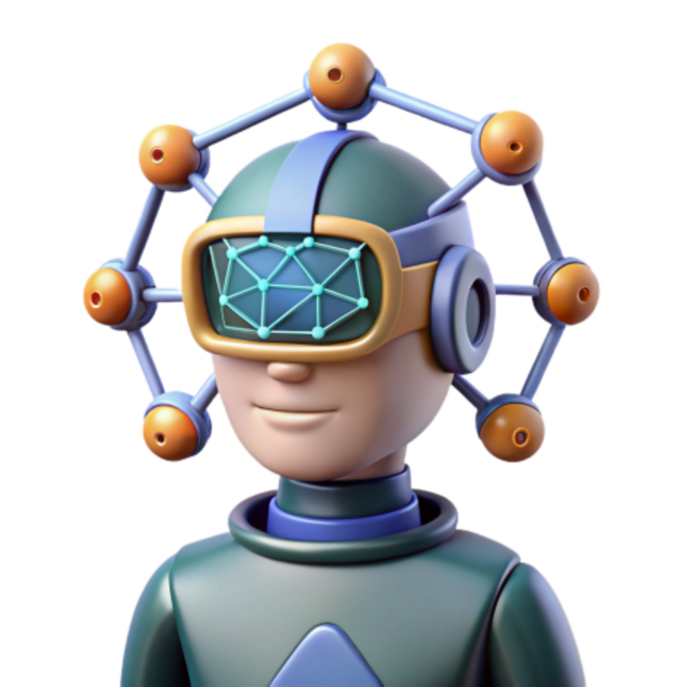 serene vintage Exploring the Metaverse A 3D Avatars Journey into Virtual Worlds genuine png