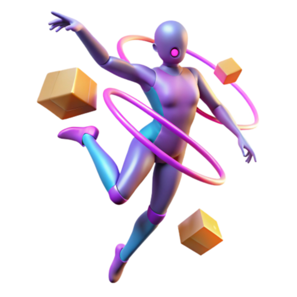 elegant abstract Fast Delivery Futuristic Shipping with AI 4K png