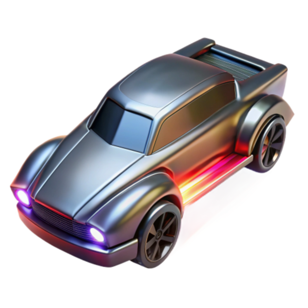 dramatic classic Futuristic Custom Car High-Speed Design premium png