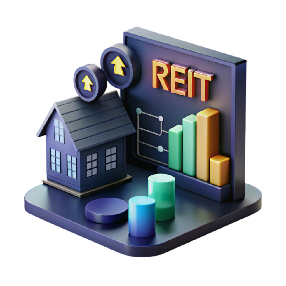vibrant creative REIT Investment Real Estate Market Growth Analysis original png