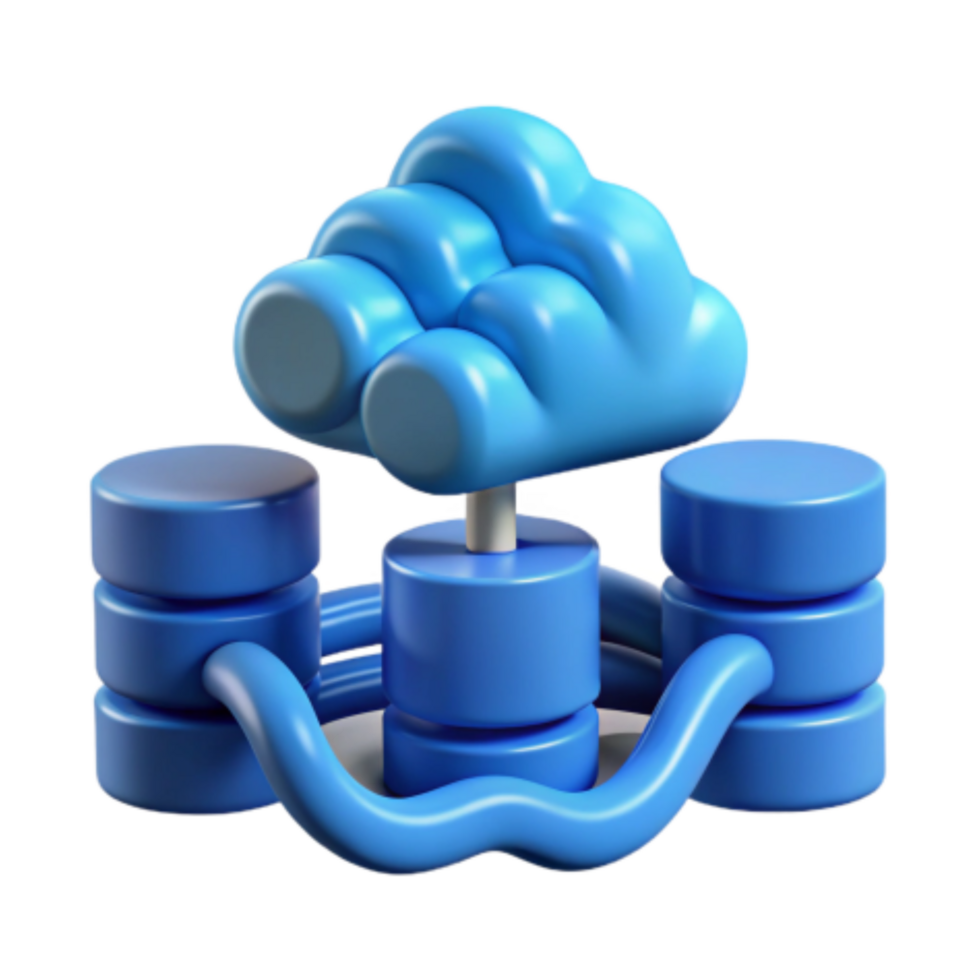 vibrant traditional Cloud Database Integration Secure Data Transfer Storage genuine png