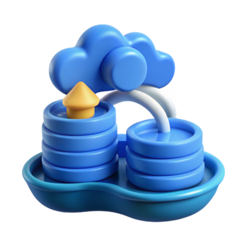 magnificent abstract Cloud Data Storage Secure Scalable genuine png