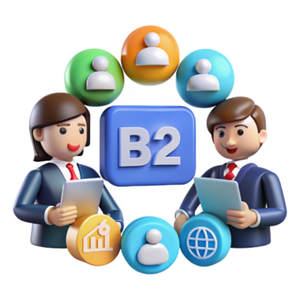 dramatic traditional B2B Collaboration Business Networking Growth Strategies genuine png
