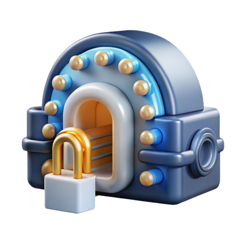 beautiful traditional Secure Data Vault Digital Asset Protection high resolution png
