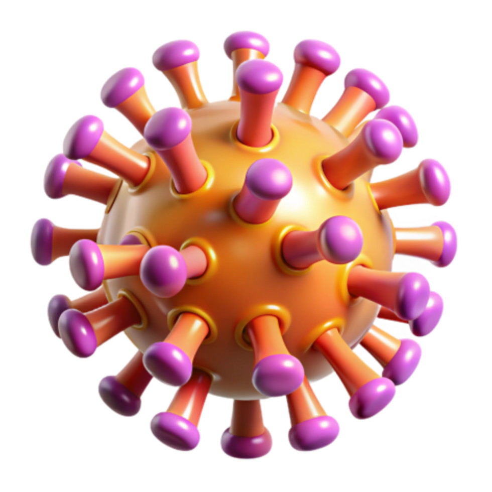 elegant artistic Understanding Virus Structure A 3D Model high quality png