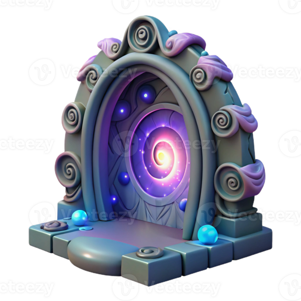dramatic creative Mystic Portal 3D Render professional png