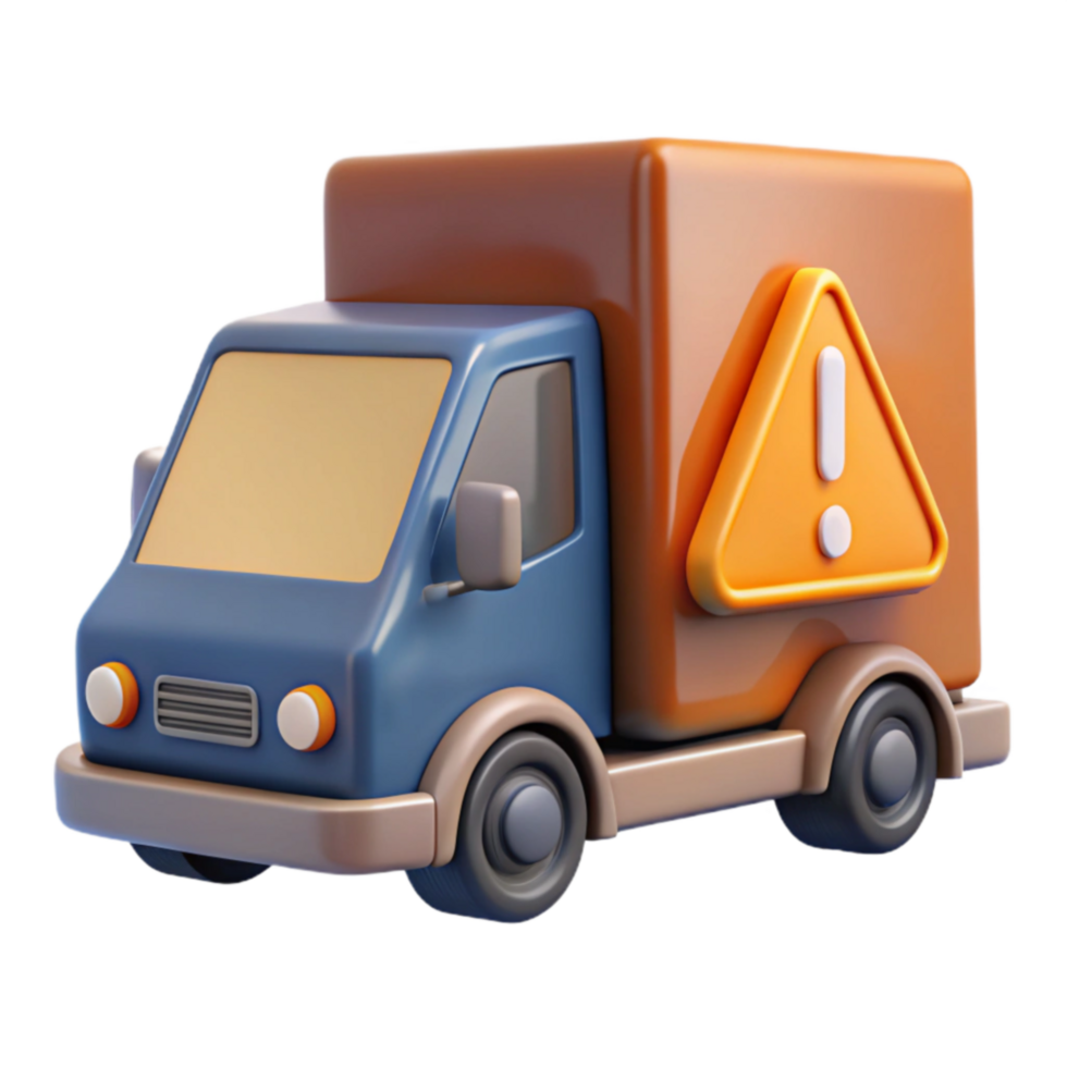 serene abstract Delivery Truck Alert Package Notification authentic png