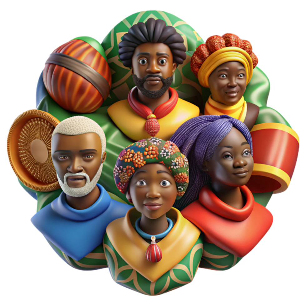 extraordinary contemporary Celebrating Diverse Cultures A 3D Animation of Family Unity genuine png