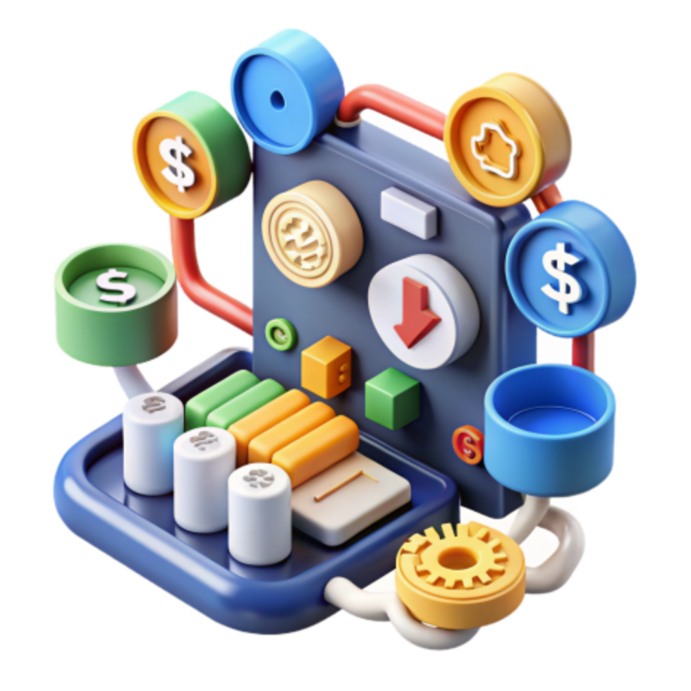 wonderful rustic Financial Data Processing System Automated Transactions Analytics premium png