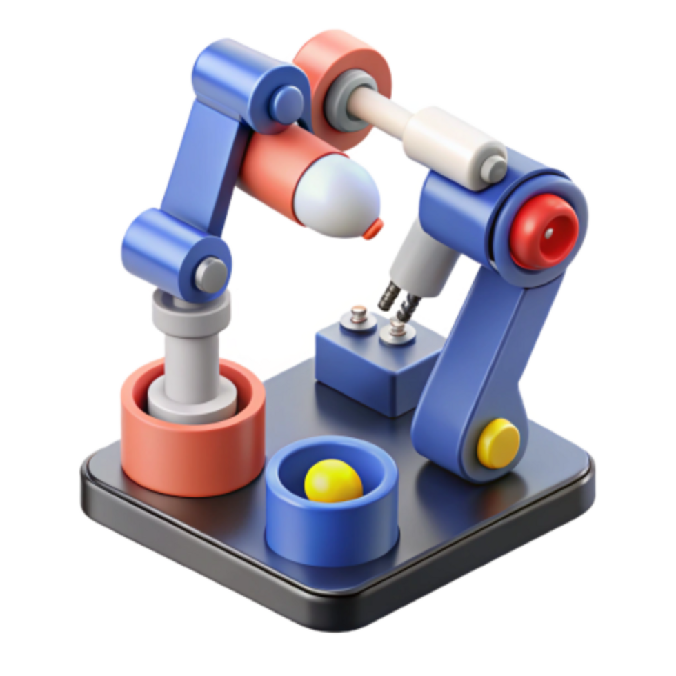 stunning artistic Automated Assembly Line Robotic Precision in Manufacturing exclusive png