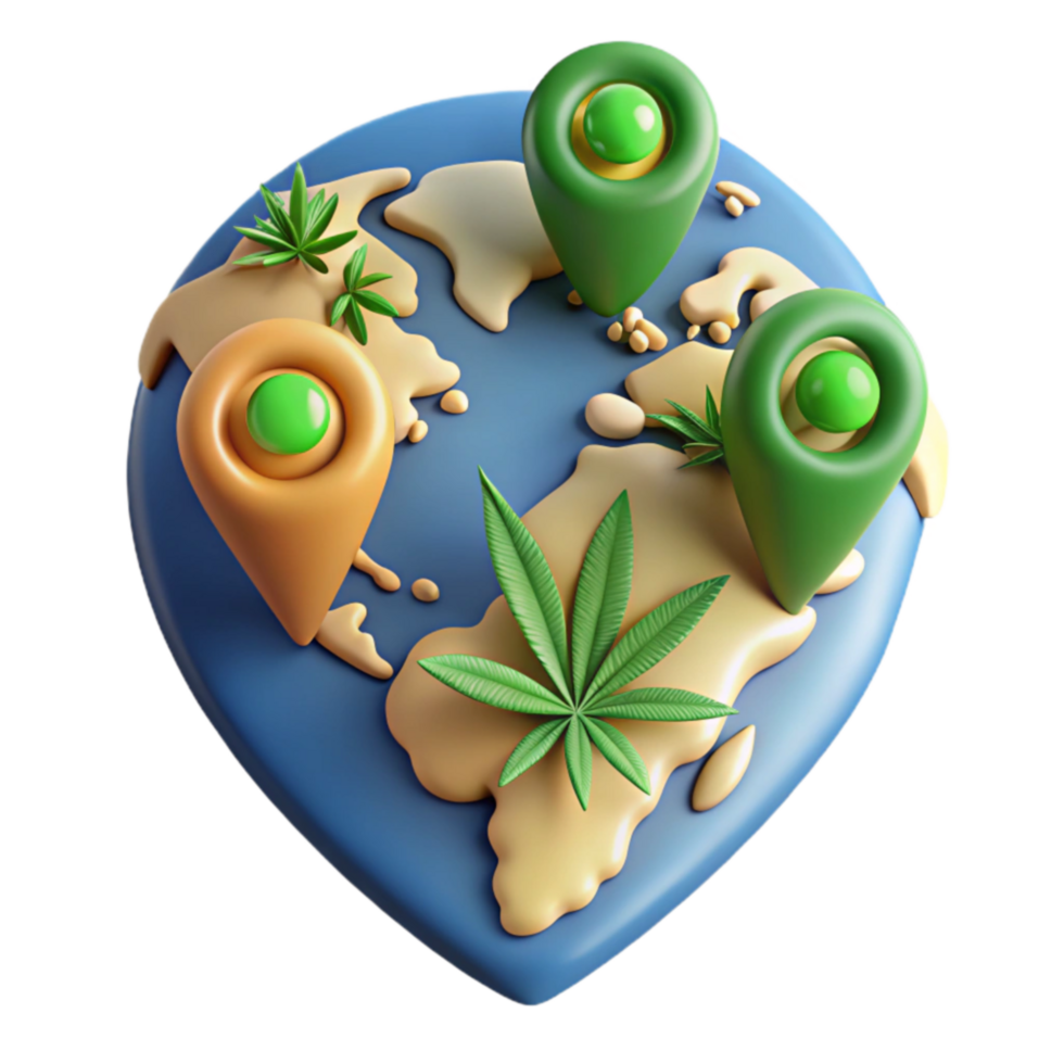 wonderful rustic Global Cannabis Locations A World Map of Dispensaries high resolution png