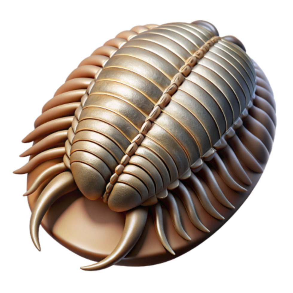 stunning rustic Ancient Trilobite Exoskeleton, Fossil, Arthropods, Paleontology, Prehistoric, Invertebrate, Extinct, Marine Life, Geology, Zoology authentic png