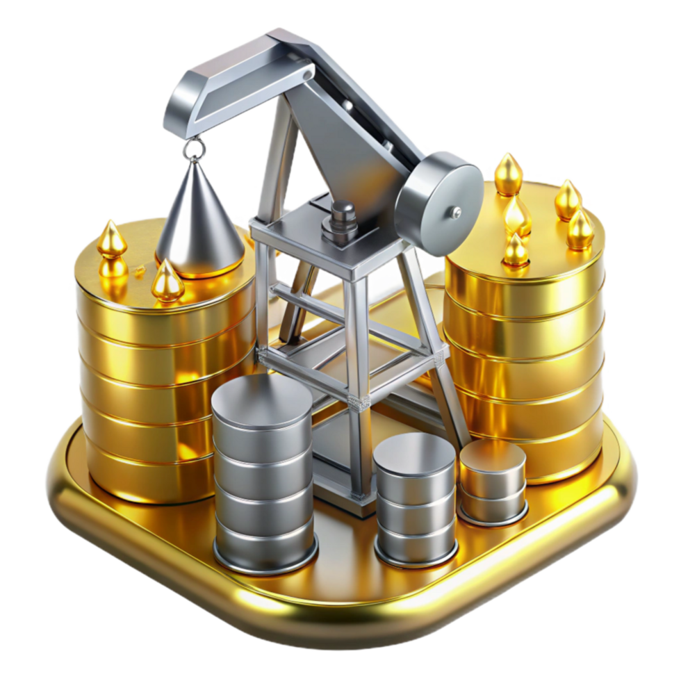 serene creative Oil Industry Extraction, Refining, and Storage professional png