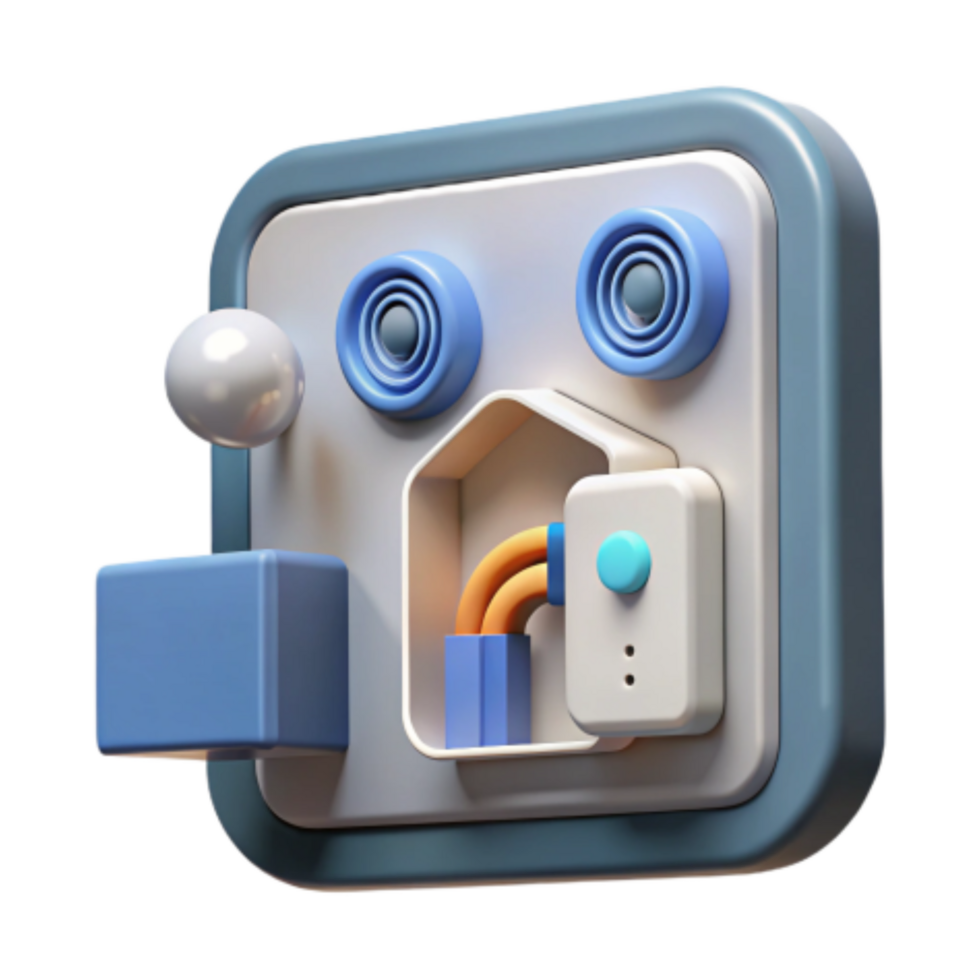 stunning abstract Smart Home Automation System Wireless Connectivity, Sensors, and Control high resolution png