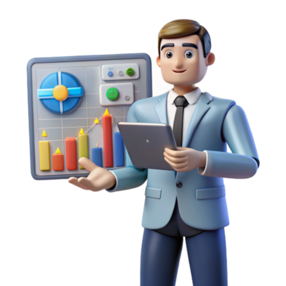 stunning contemporary Data Analysis Charts, Graphs Tablet Insights 4K png