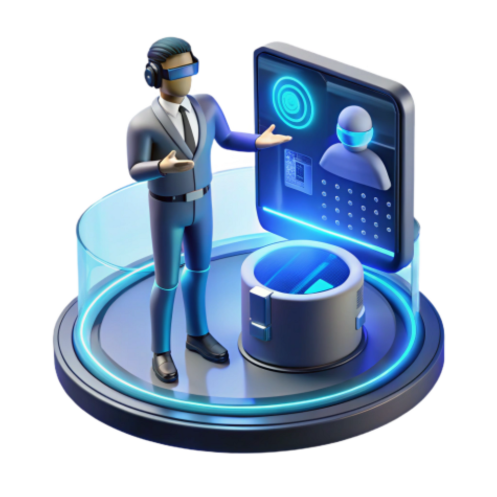 magnificent abstract Future of Virtual Reality Immersive User Interfaces original png