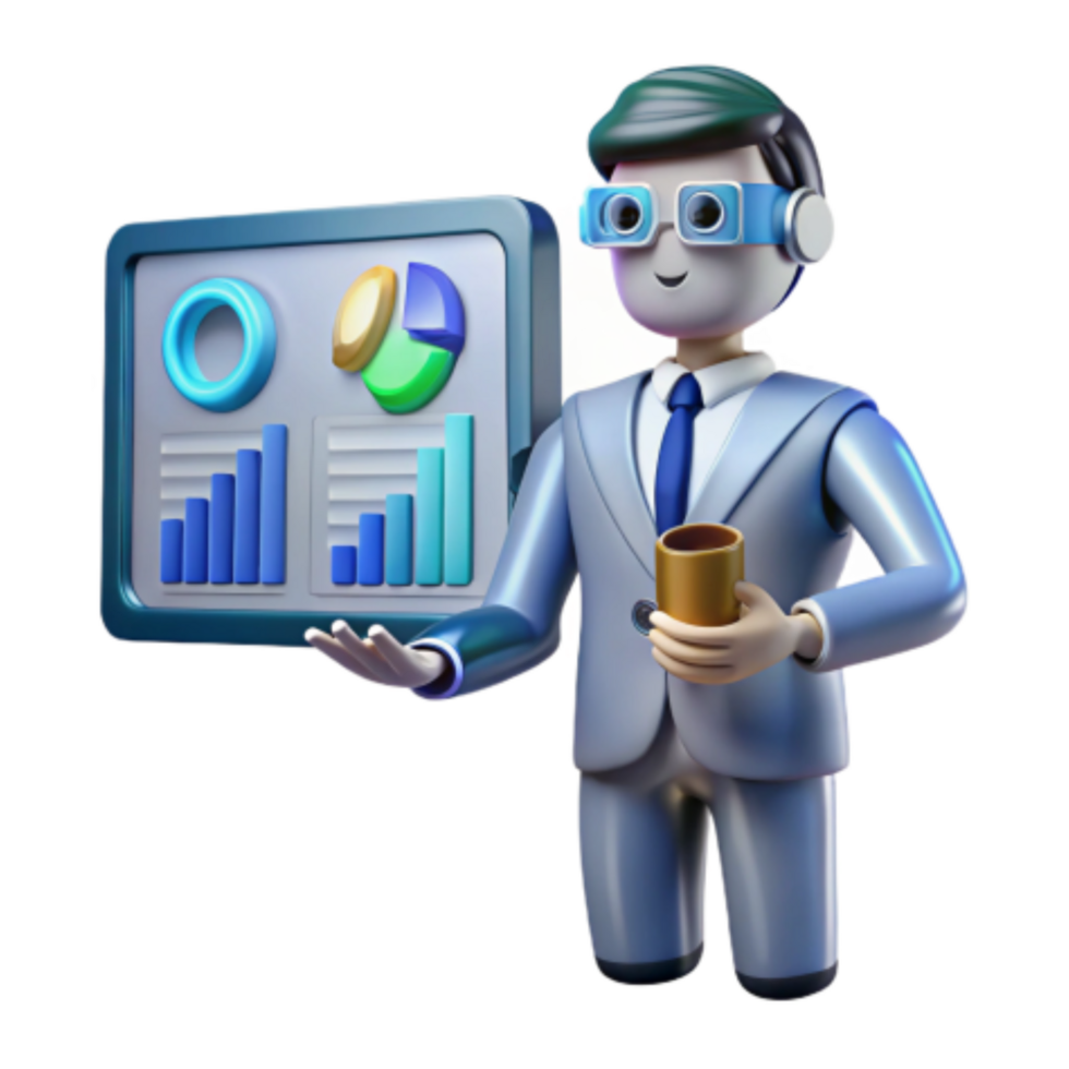 elegant modern Business Data Analysis Charts, Graphs Insights authentic png