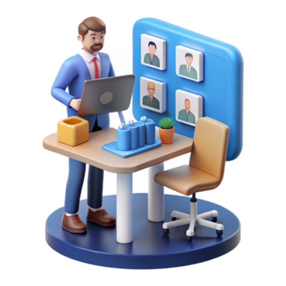extraordinary abstract Remote Team Meeting Virtual Collaboration Online Workspace authentic png