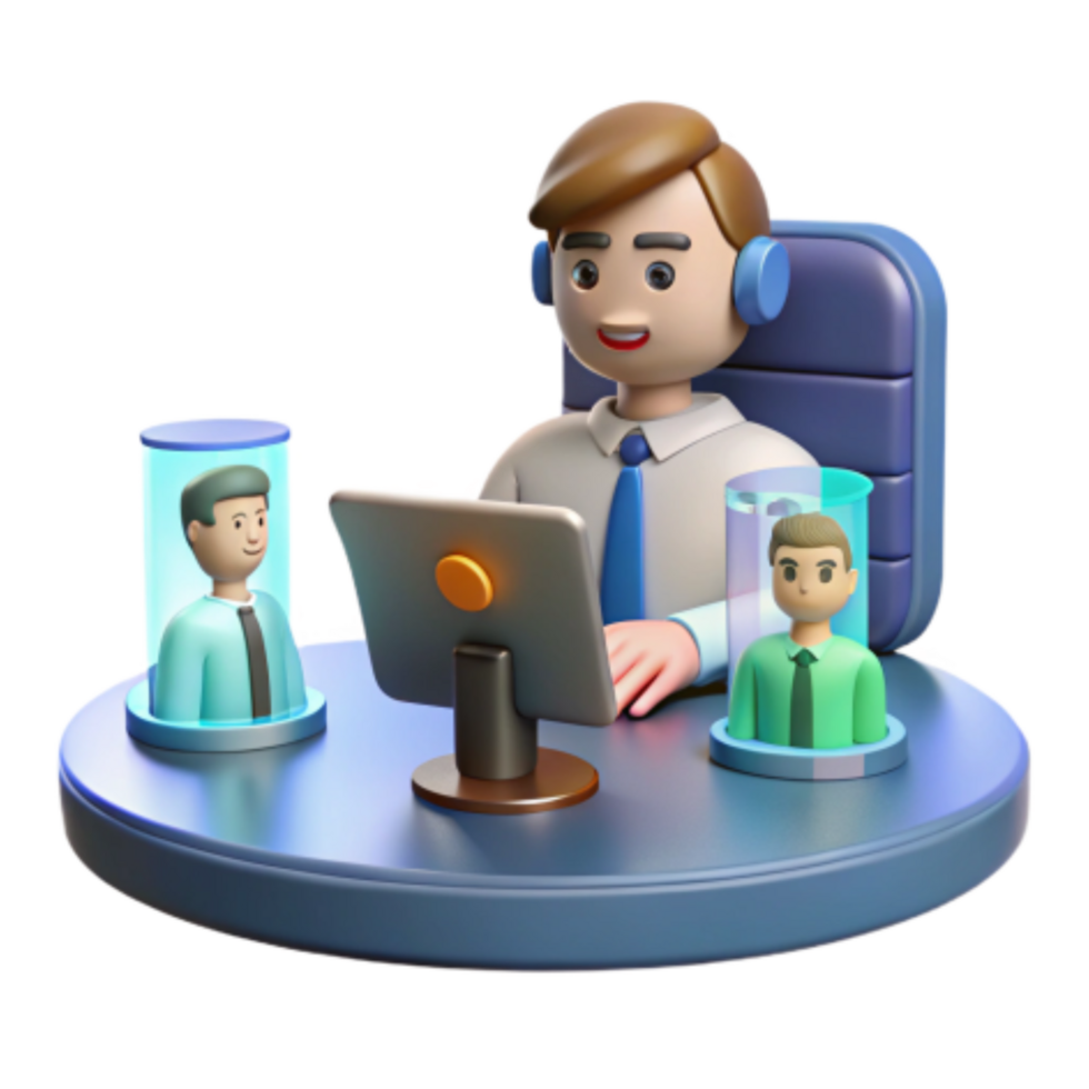 magnificent classic Remote Customer Support Agent with Virtual Assistants 4K png