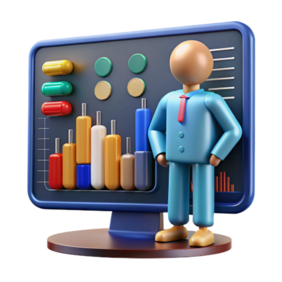 dramatic traditional Data Analysis Visualizing Trends and Insights premium png