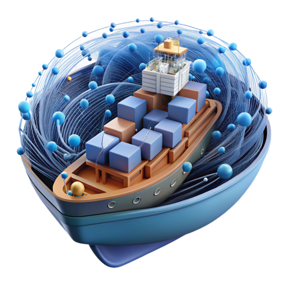 impressive classic Global Cargo Shipping Network Visualization and Efficiency exclusive png