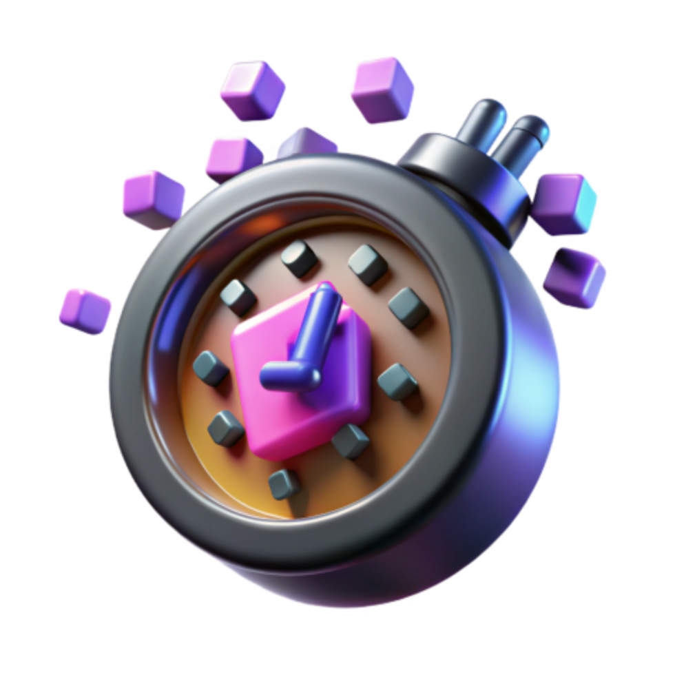 impressive contemporary Time Management Optimizing Efficiency with 3D Cubes genuine png