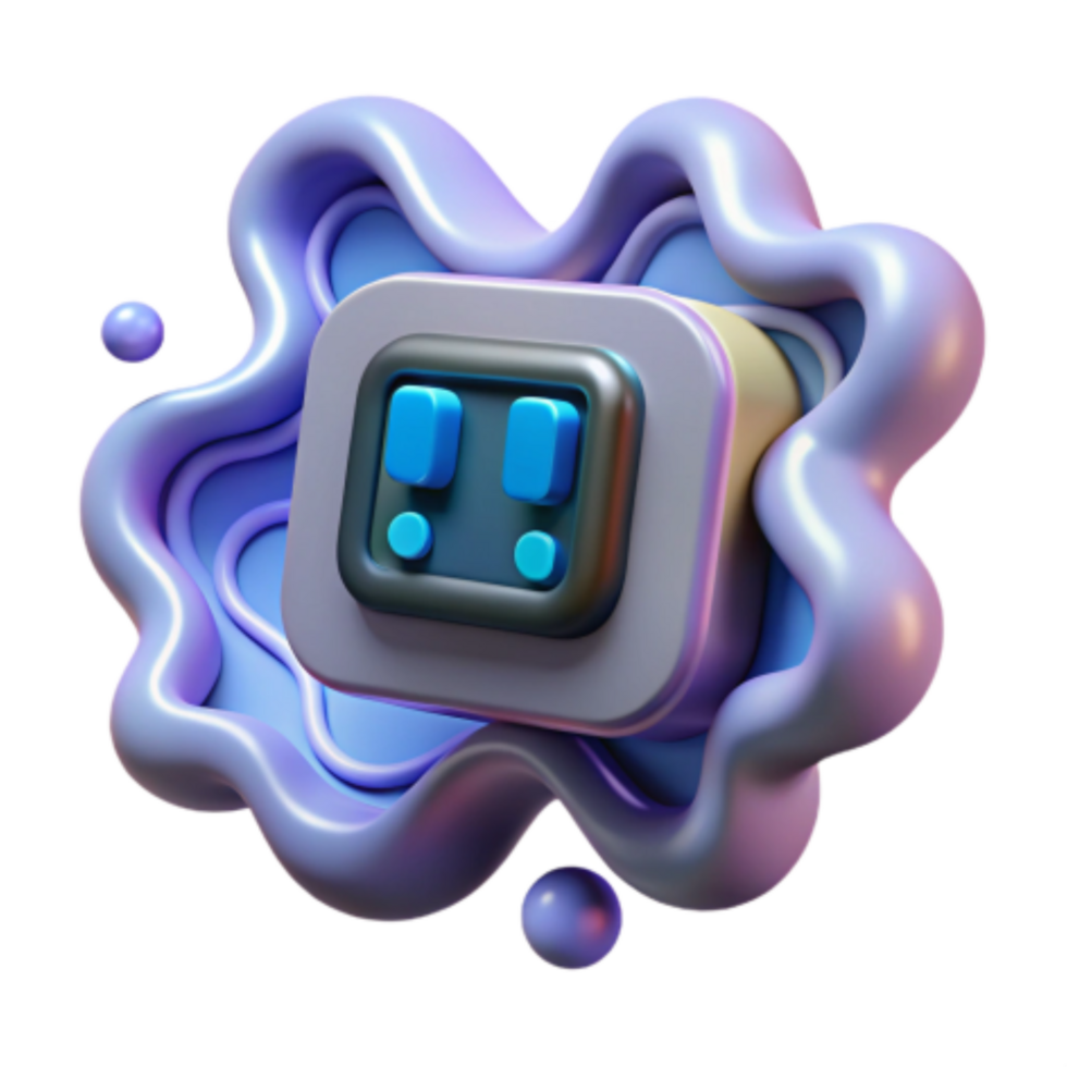 wonderful contemporary Abstract 3D Render Colorful Button Device professional png
