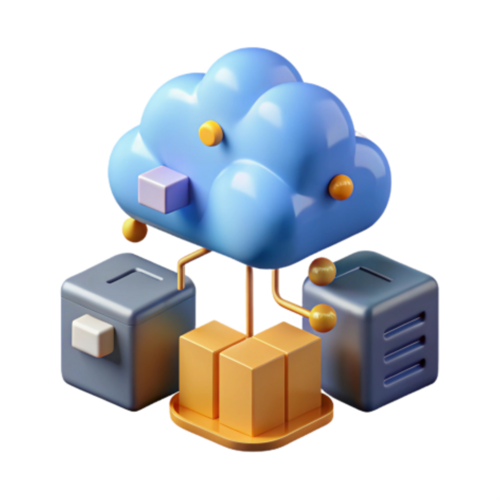 beautiful vintage Cloud Computing Data Storage Network Architecture high resolution png