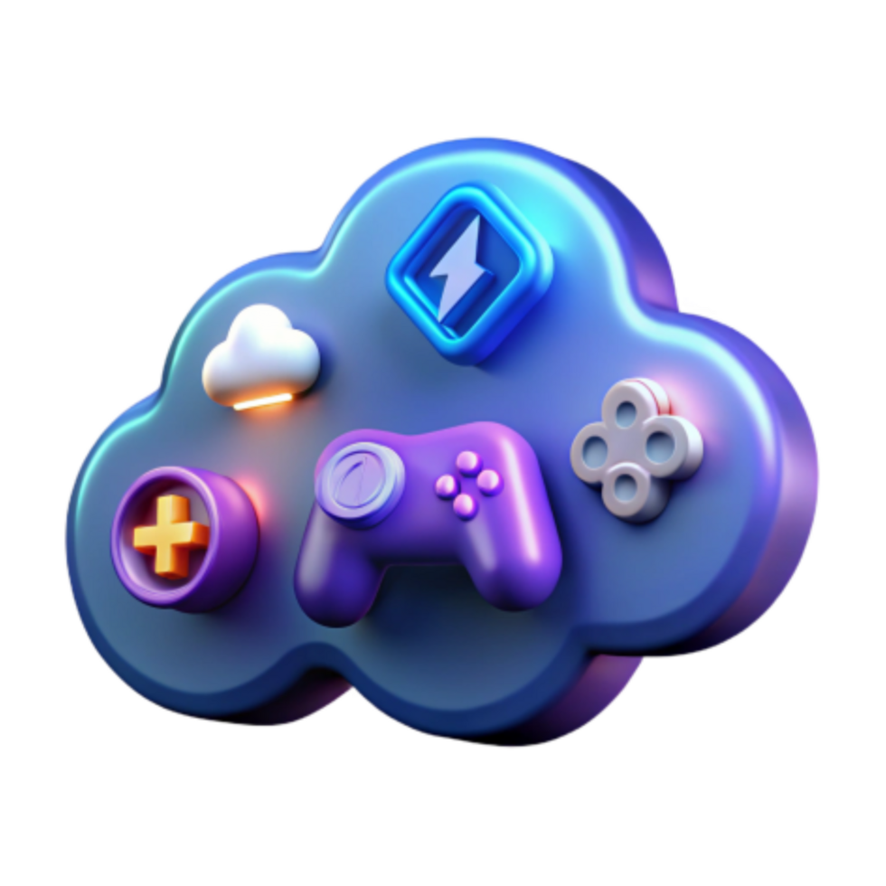 impressive abstract Cloud Gaming Fast, Accessible, Multiplayer Fun original png