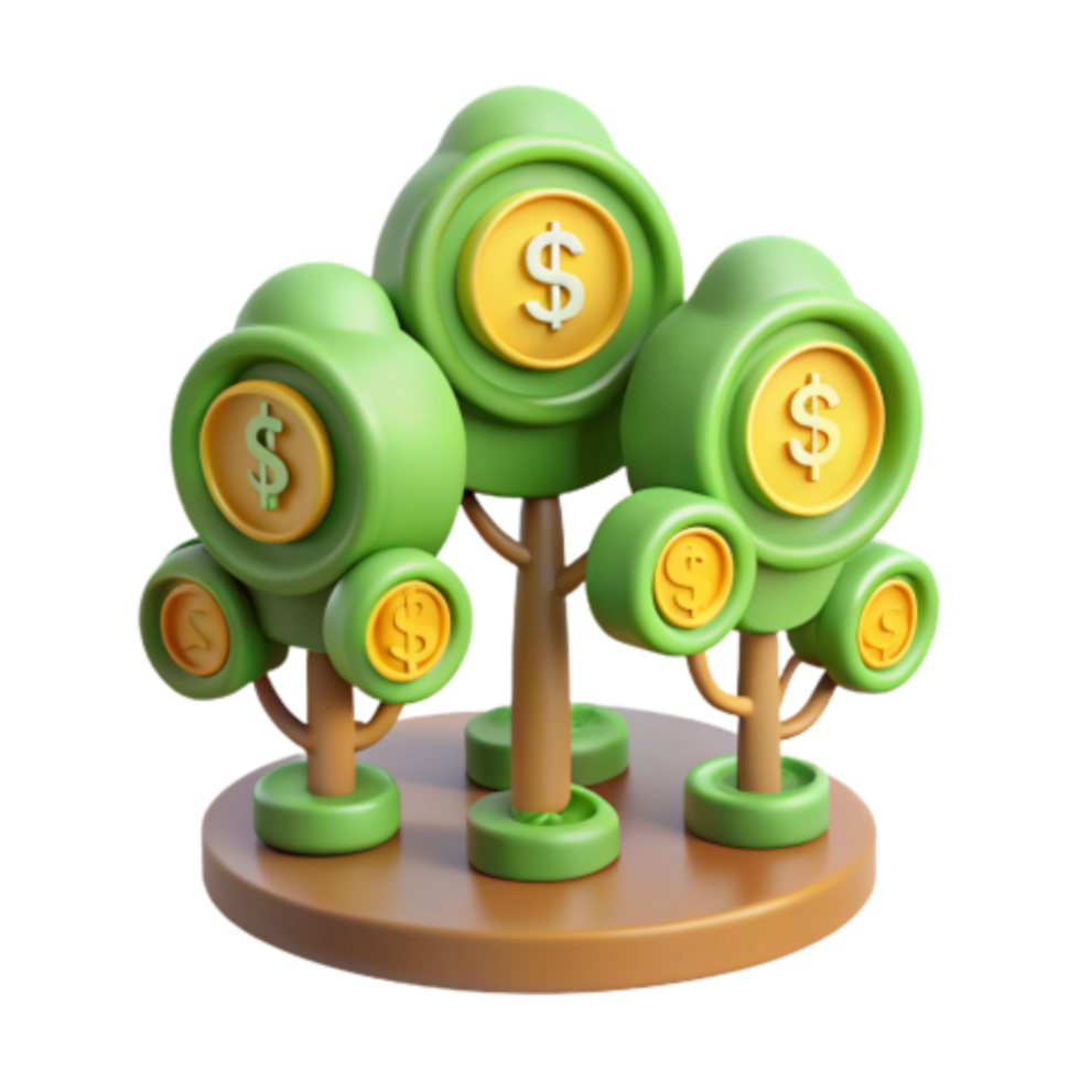 vibrant abstract Grow Your Money Financial Growth Investment original png