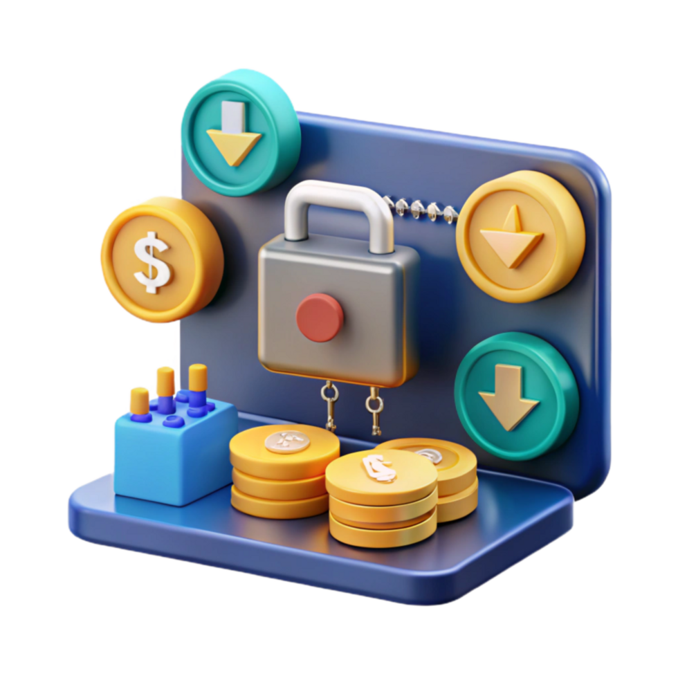 elegant classic Secure Online Financial Transactions Protecting Digital Assets high quality png