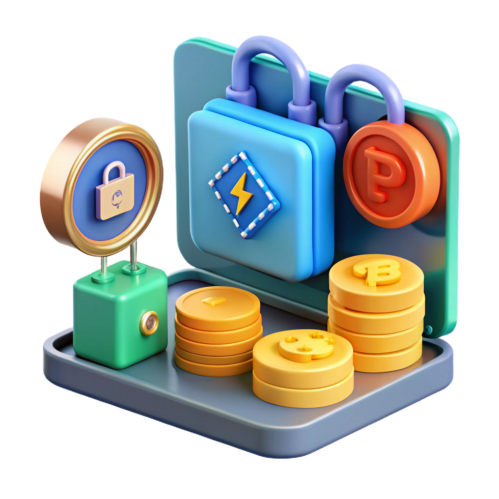 extraordinary artistic Secure Digital Currency Wallet Fast, Safe Reliable genuine png