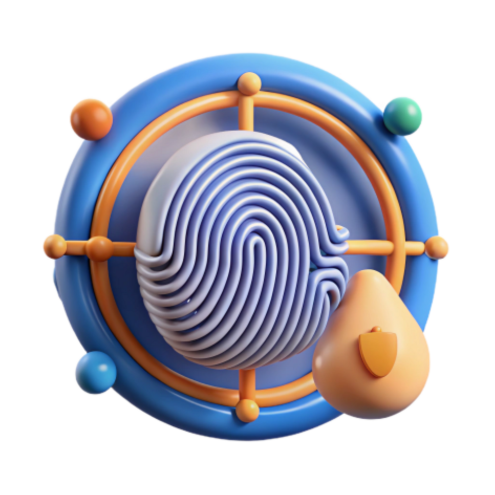 stunning rustic Global Network Security Fingerprint Authentication System premium png