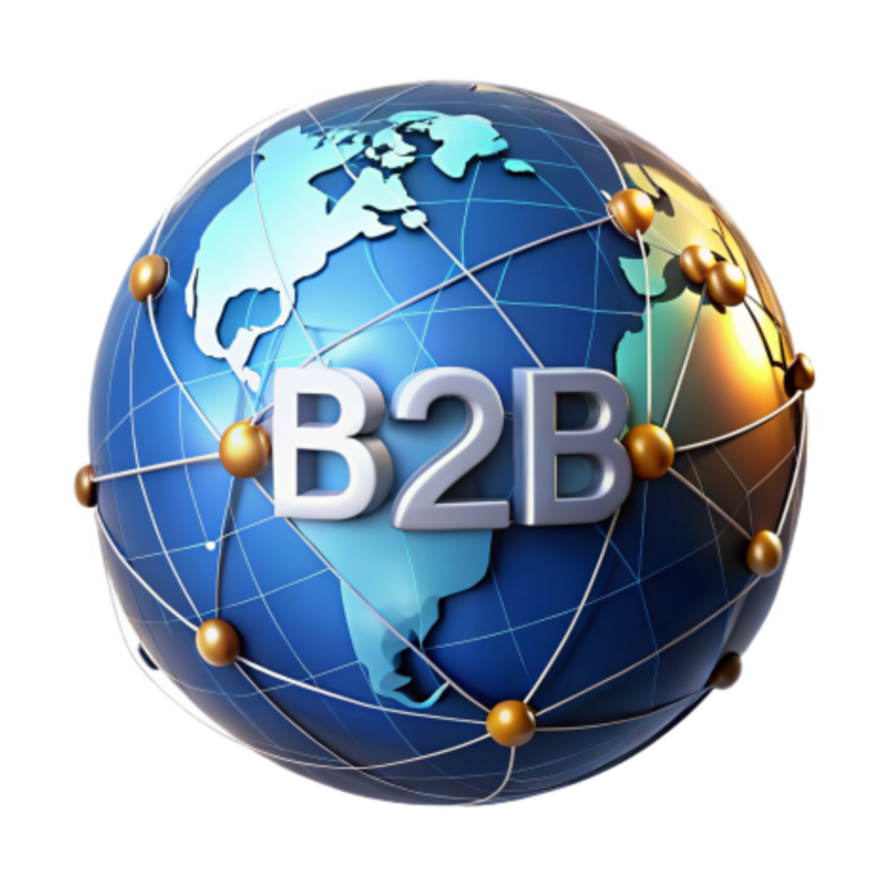 wonderful vintage Global B2B Networking Strategies for Success detailed png