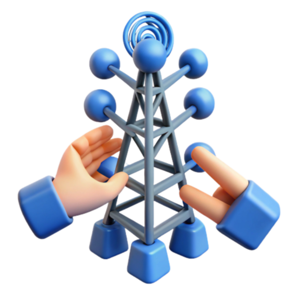 serene classic Building a Wireless Network Tower Construction Connectivity high resolution png